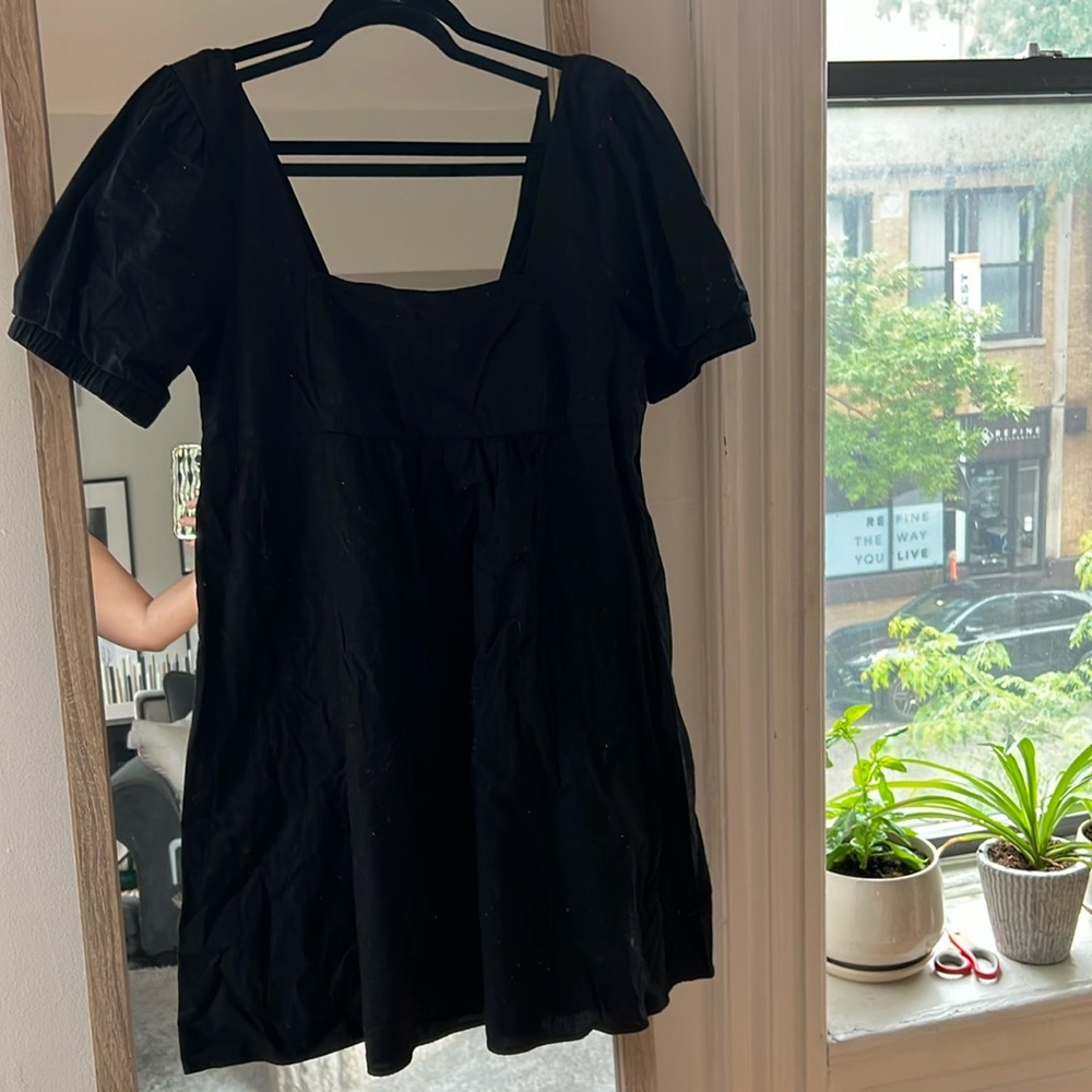 Black Summer Babydoll Dress
